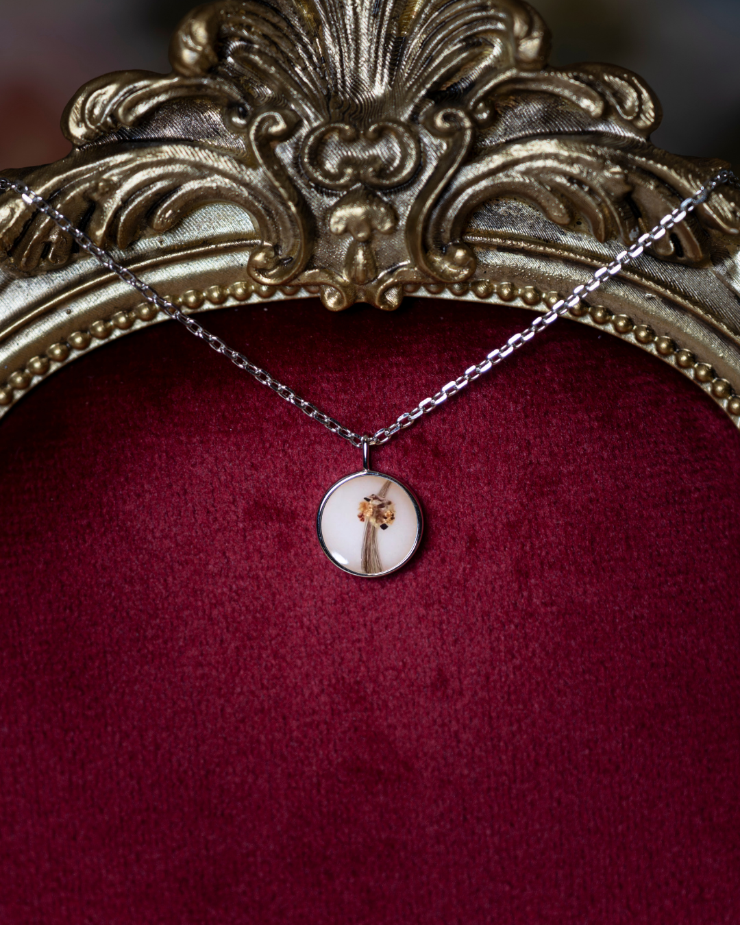 collier au lait maternel, cheveux, cordon ombilical